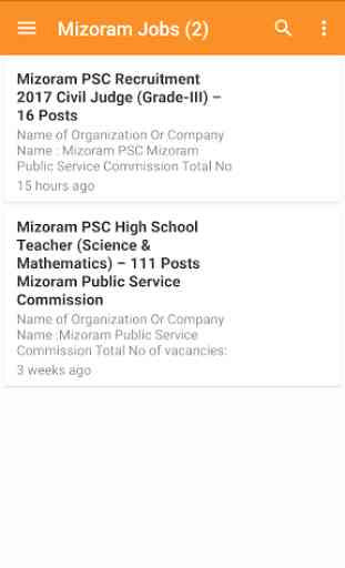 Mizoram Jobs 2