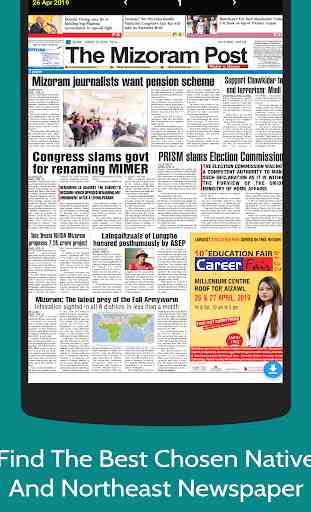 Mizoram News - A Daily Mizoram Newspaper Apps 2