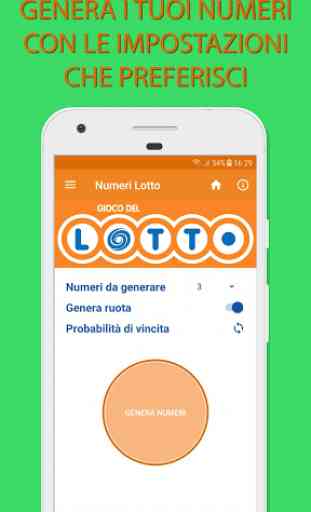 Numeri a Lotto - Generatore Numeri Casuali 4