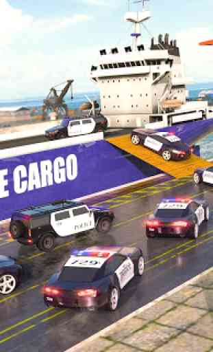 Polizia Nave Trasportatore Auto Carico 1
