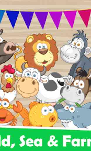 Puzzle di animali per bambini - Gratis FREE 1
