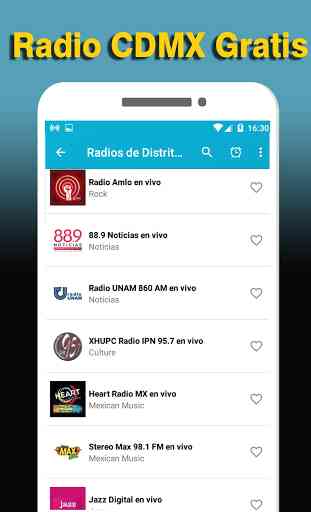 Radio CDMX Gratis - Radio Distrito Federal 2