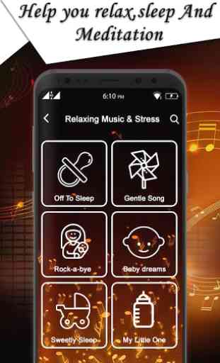 Relaxing Music for Stress - Anxiety Relief App 4