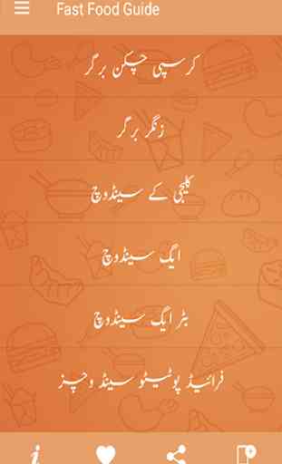Ricette di Fast Food urdu - Ricette Pakistane 2