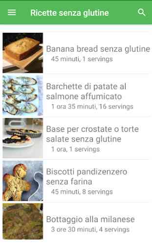 Ricette senza glutine di cucina gratis in italiano 3