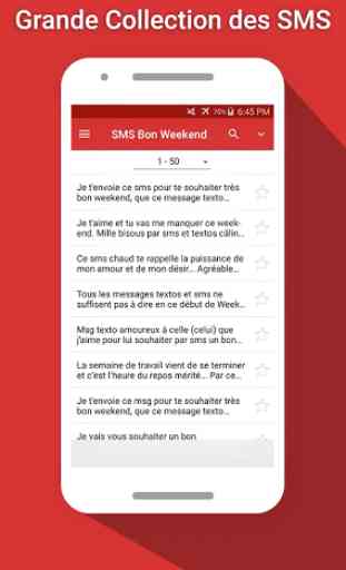 SMS Bon Weekend 2