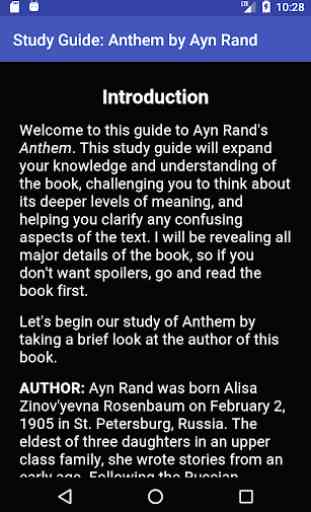 Study Guide: Anthem by Ayn Rand 3