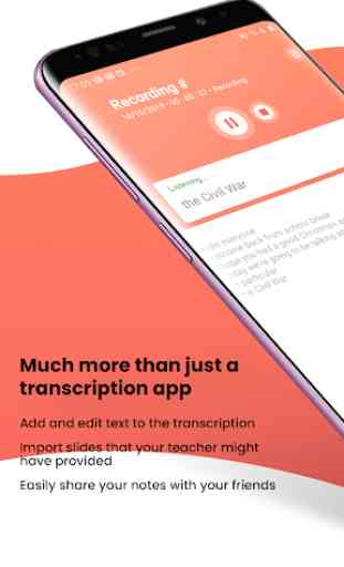Transcribe Lessons and Lectures via Your Phone 3
