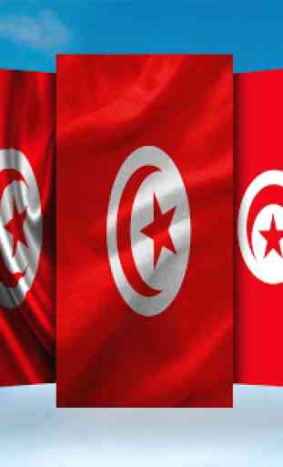 Tunisia Flag Wallpaper 3