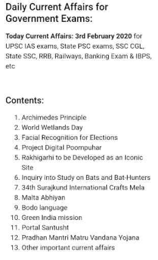 UPSC IAS Preparation App - GK | Current Affairs 3