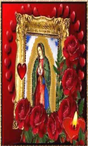 Virgen De Guadalupe Cumpleaños Fondo Animado 1