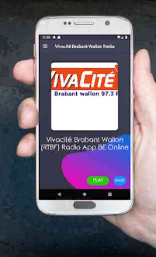 Vivacite Brabant Wallon RTBF Radio App Online Live 1