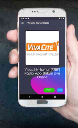 Vivacite Namur RTBF Radio App Belgie Online FM BE 1