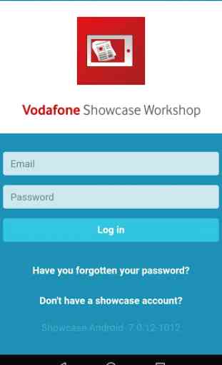 Vodafone Showcase Workshop 1