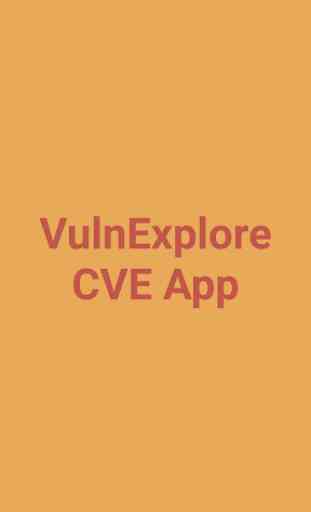 VulnExplore - A CVE Tool 1
