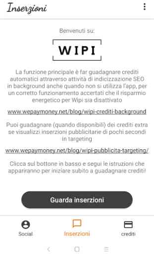 Wipi - Scambio Like & Pubblicità Gratuita 4