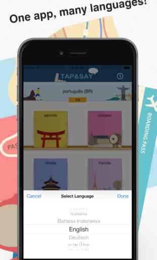 Tap & Say – Il dizionario dei viaggi (17 languages) 1