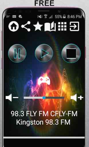 98.3 FLY FM CFLY-FM Kingston 98.3 FM CA App Radio 1
