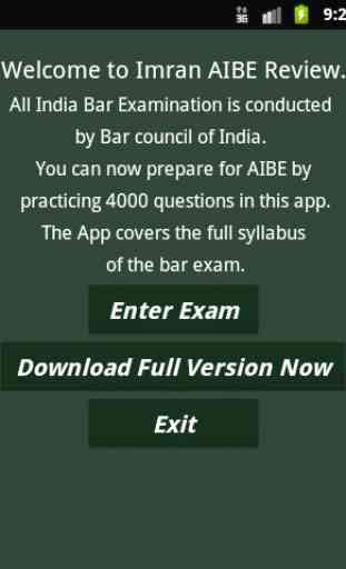 All India Bar Examination Free 1