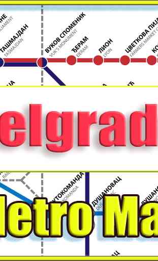 Belgrade Metro map Offline 1