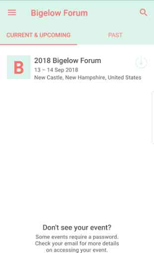 Bigelow Forum App 2