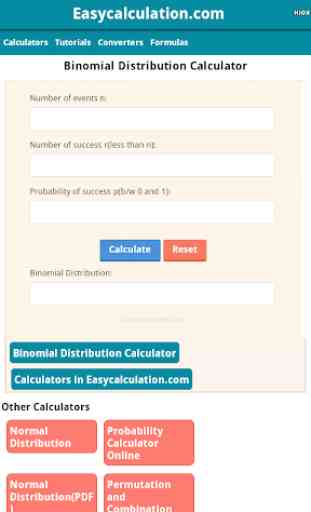 Binomial Distribution Calci 1