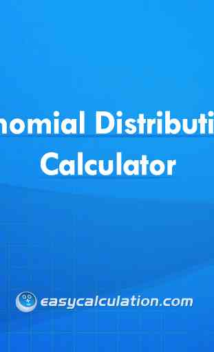 Binomial Distribution Calci 4