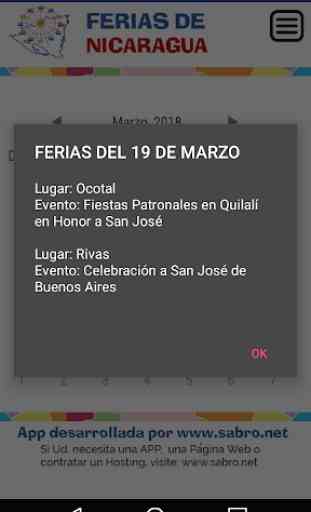 Calendario de Fiestas Patronales de Nicaragua 3