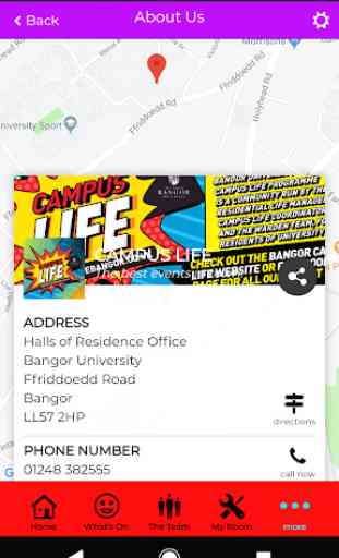 Campus Life Bangor University App 3