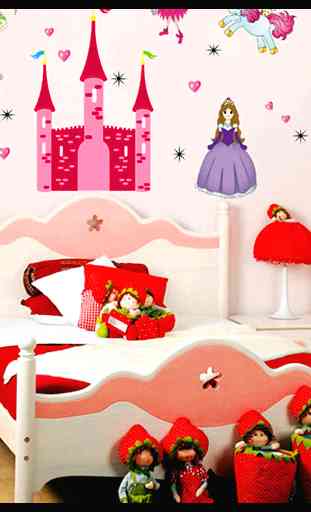 Cartoon Princess Bedroom 1