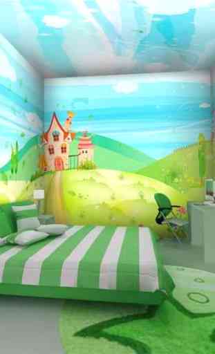 Cartoon Princess Bedroom 3