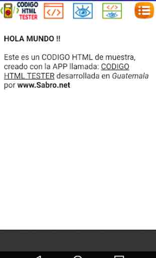 CODIGO HTML TESTER 3