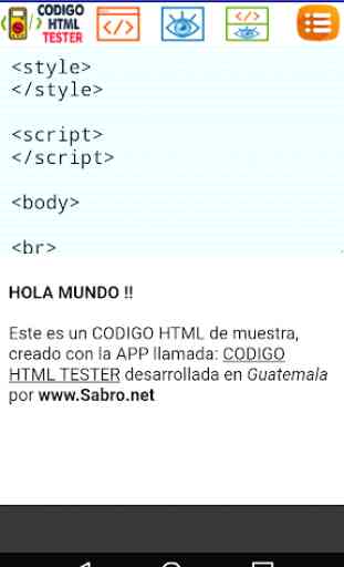CODIGO HTML TESTER 4