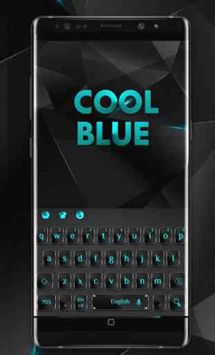 Cool Black Blue Keyboard 3