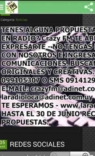 Crazy 98.3 FM - Uruguay 3