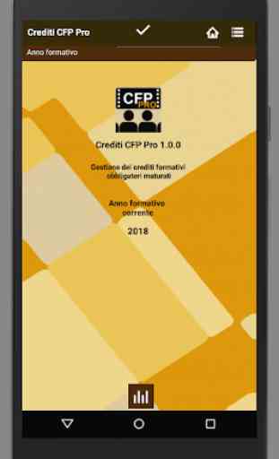 crediti CFP Pro crediti formativi 1