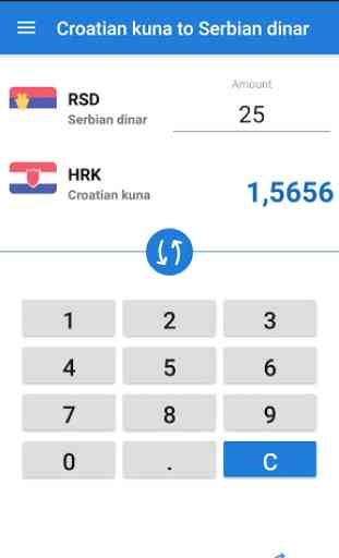 Croatian kuna to Serbian dinar / HRK to RSD 2