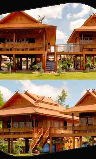 Design della casa in legno 1