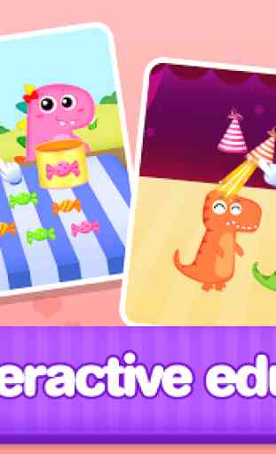 Dino Game 3D Shapes Blocks for kids & toddlers 4