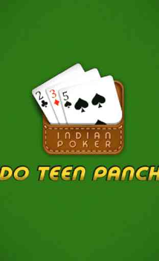 Do Teen Panch (2 3 5) - Indian Poker 1