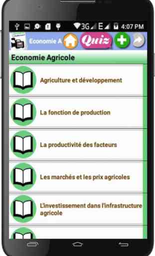 Economie Agricole 1