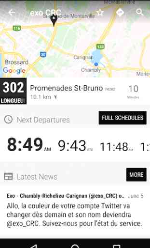 exo Chambly-Richelieu-Carignan Bus - MonTransit 2