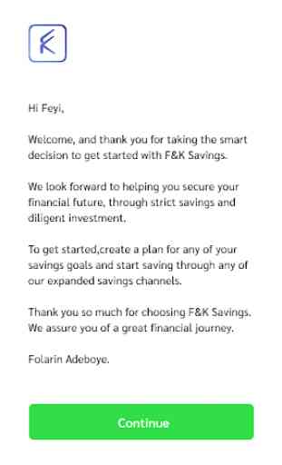 F&K Savings : Flexible Savings and Investment App 3