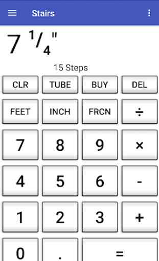 Feet and inch construction calculator PRO 4