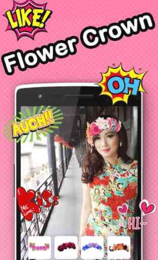 Flower Crown Beauty Camera 2