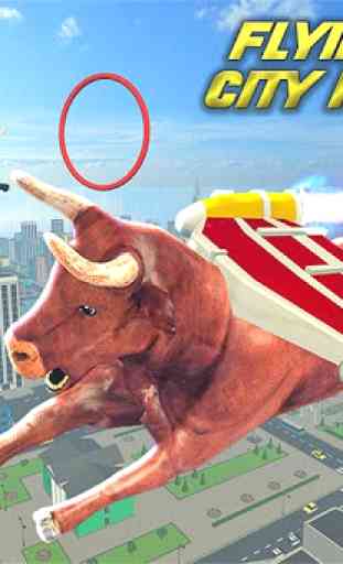 Flying Bull Rampage Attack and Shooting 1