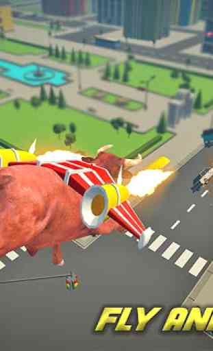 Flying Bull Rampage Attack and Shooting 4