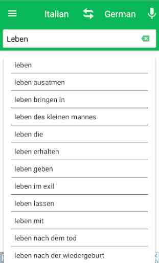 German Italian Dictionary 2
