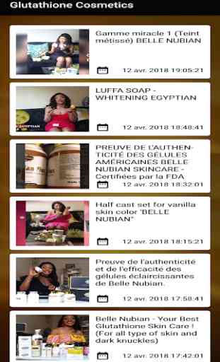 Glutathione Cosmetics (Belle Nubian) 4