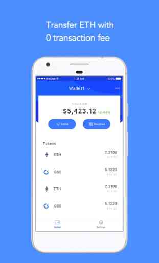 GSE Wallet - Safe Crypto Wallet App for ETH 2